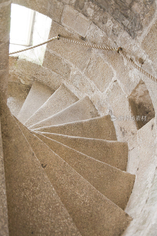 Spiral Stone Stairs